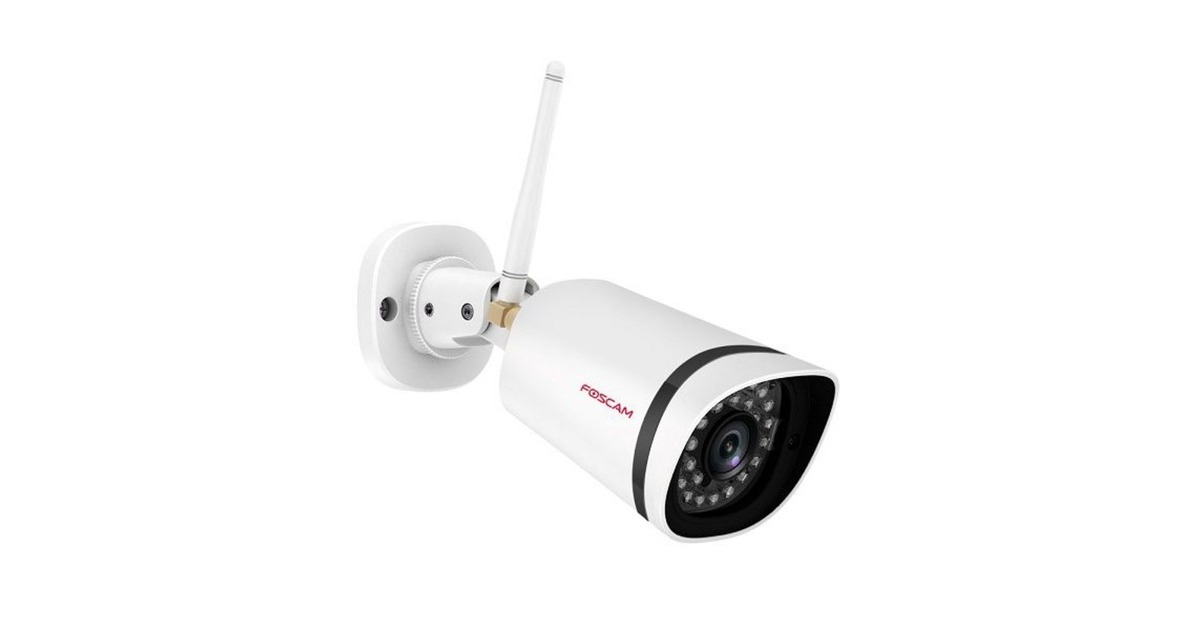 FoscamFI9911W, 3MP WiFi buiten IP  beveiligingscamera  (Wit)