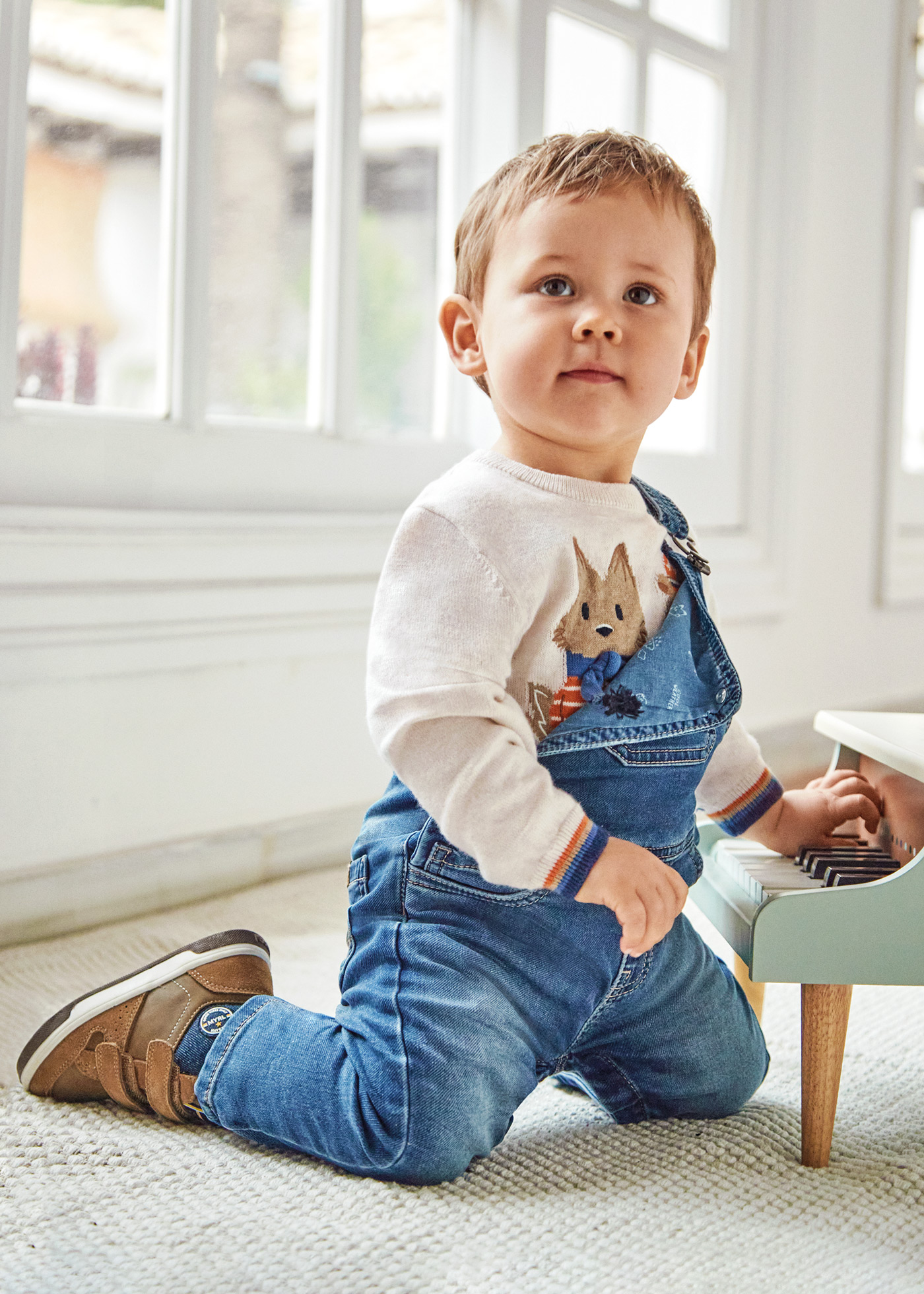 Macacão jeans infantil Better Cotton