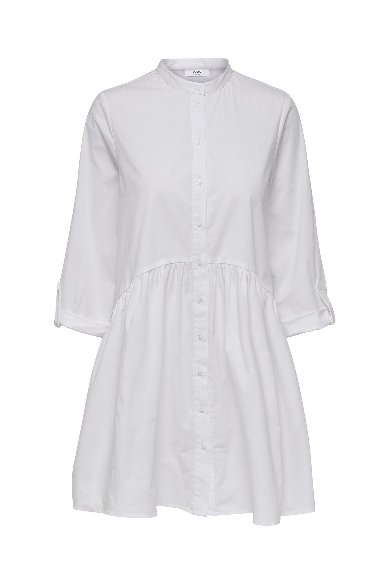 Vestido curto estilo camisa