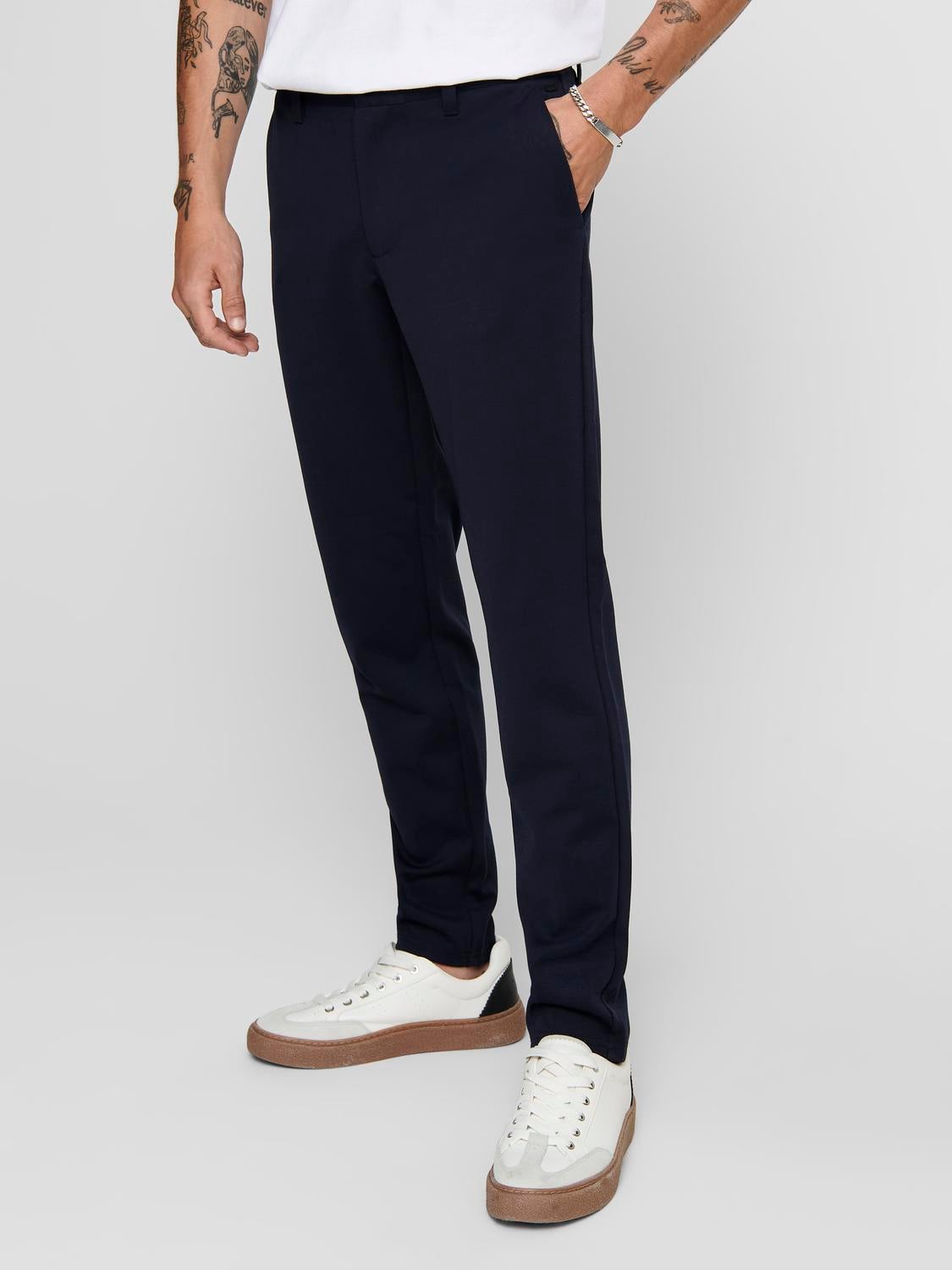 ONSMARK Slim Fit Chino Hose Night Sky