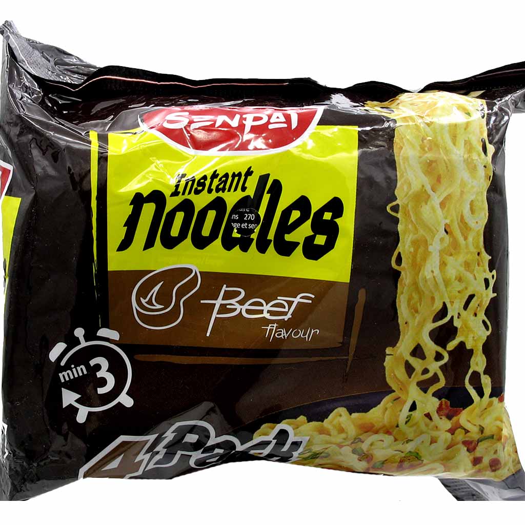 Senpai Instant Nudeln Beef 4er Pack 272g MHD:26.3.25
