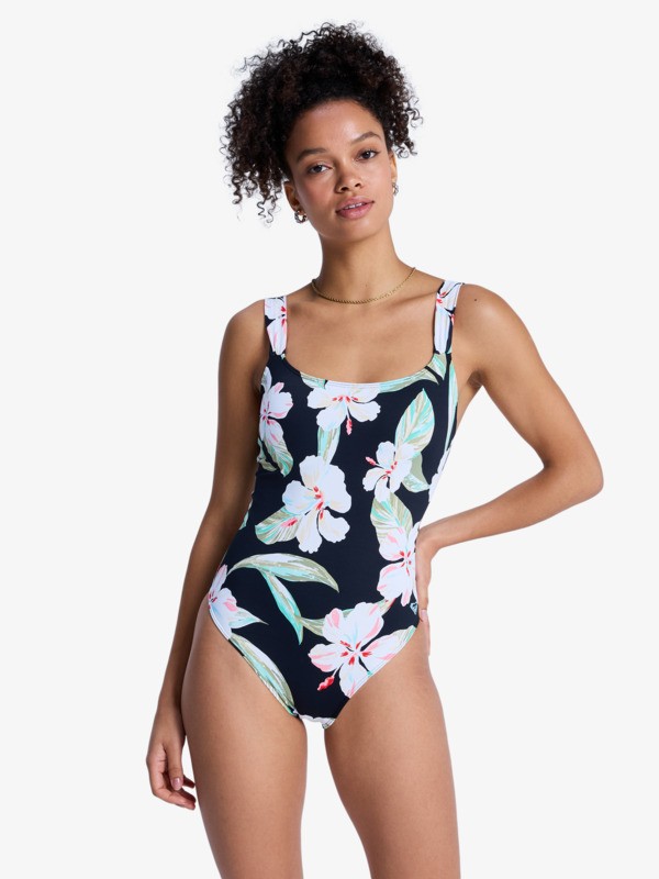 Printed Essentials One-Piece Maillot de bain une pièce Noir Femme