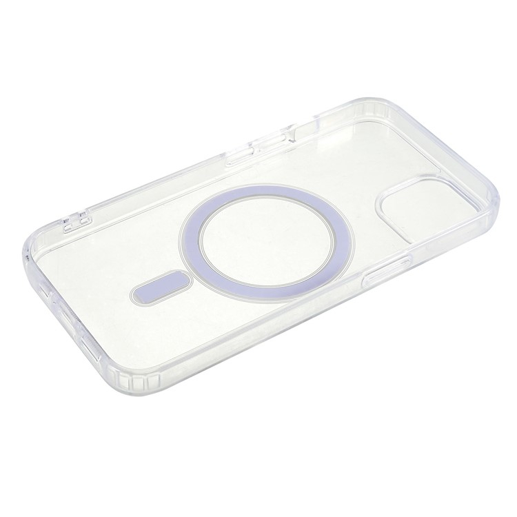 iPhone 13 MagSafe Hybrid Hülle TPU Bumper Air Cushion Fallschutz   Acryl Rückseite - Transparent