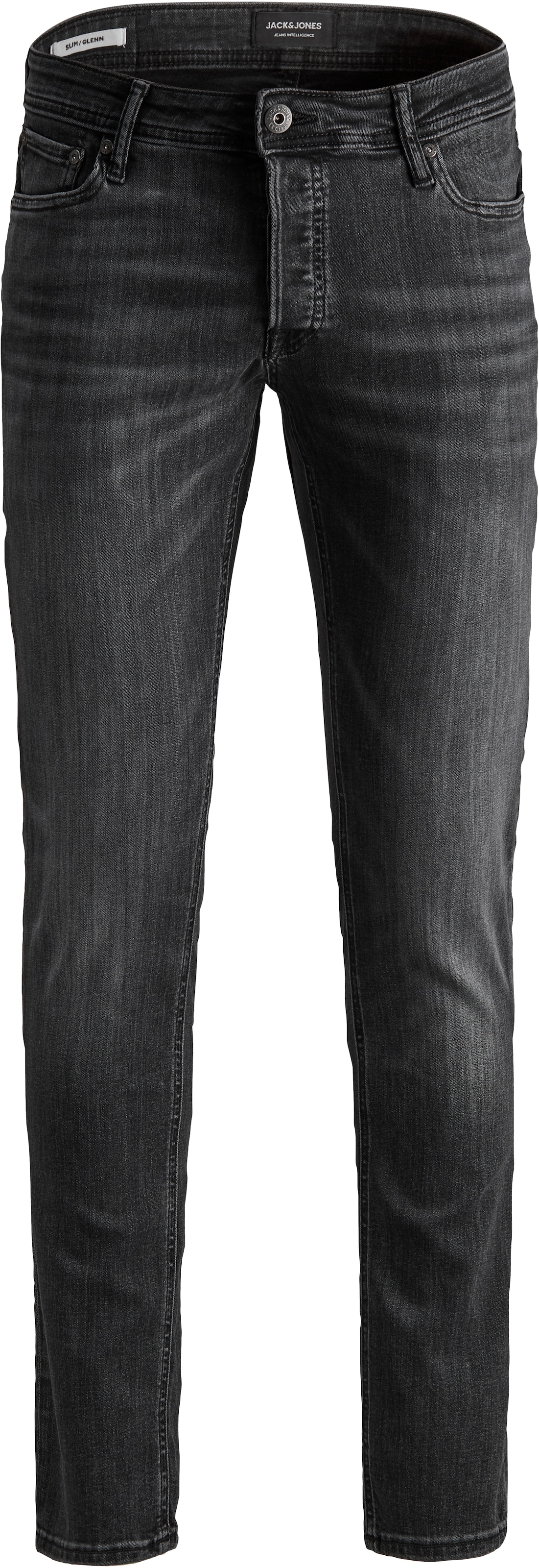 Jack & Jones Slim-fit-Jeans »JJIGLENN  Slim-Fit mit Stretch und praktischer 5-Pocket-Form«, mit Abriebeffekten