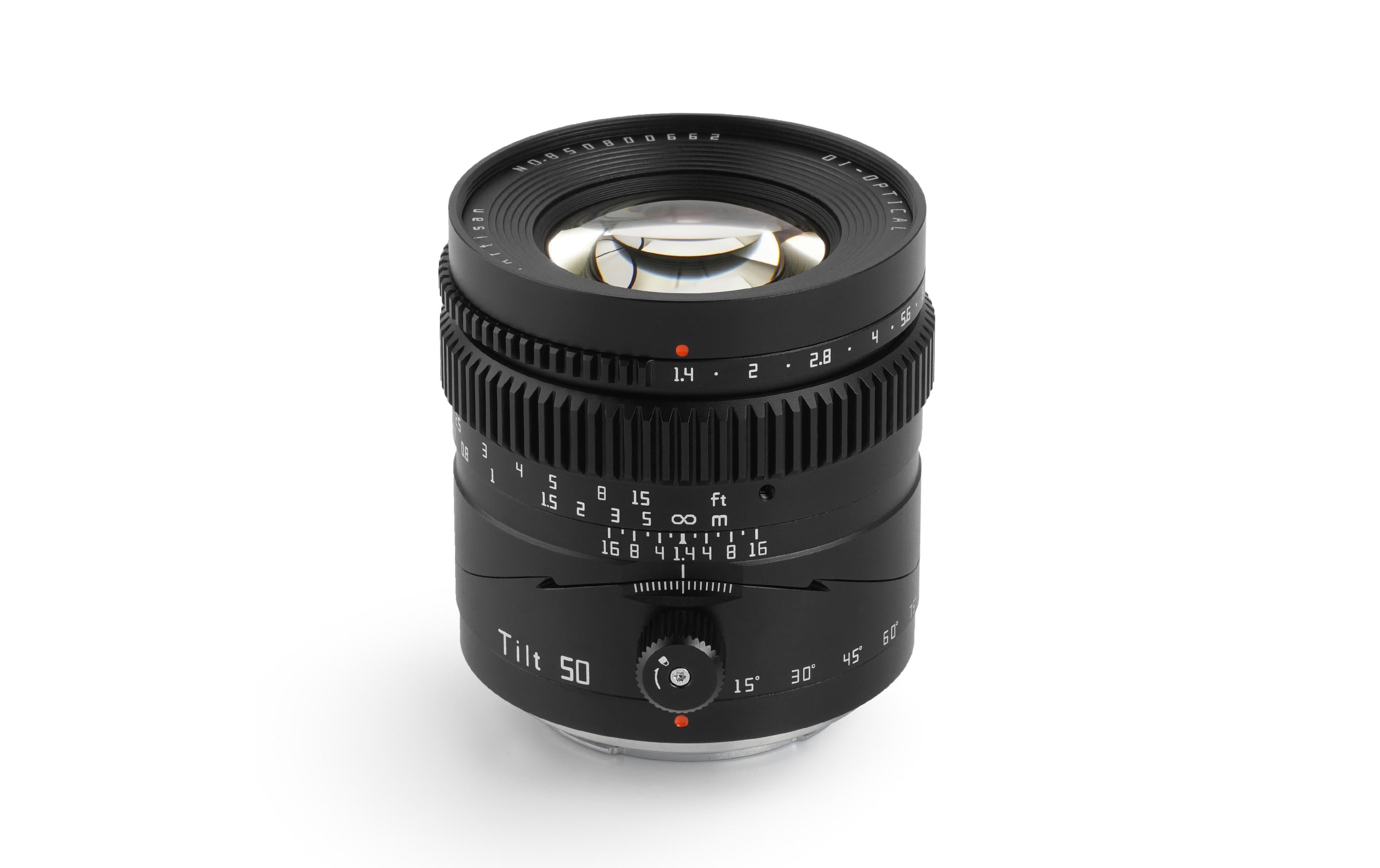 Festbrennweite Tilt 50mm F/1.4 – Sony E-Mount<br>Festbrennweitenobjektiv mit erweiterter Fokussteuerung