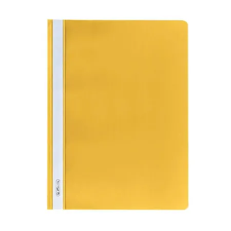 Herlitz Schnellhefter extra stabil, PP, DIN A4, gelb, 10 Stück