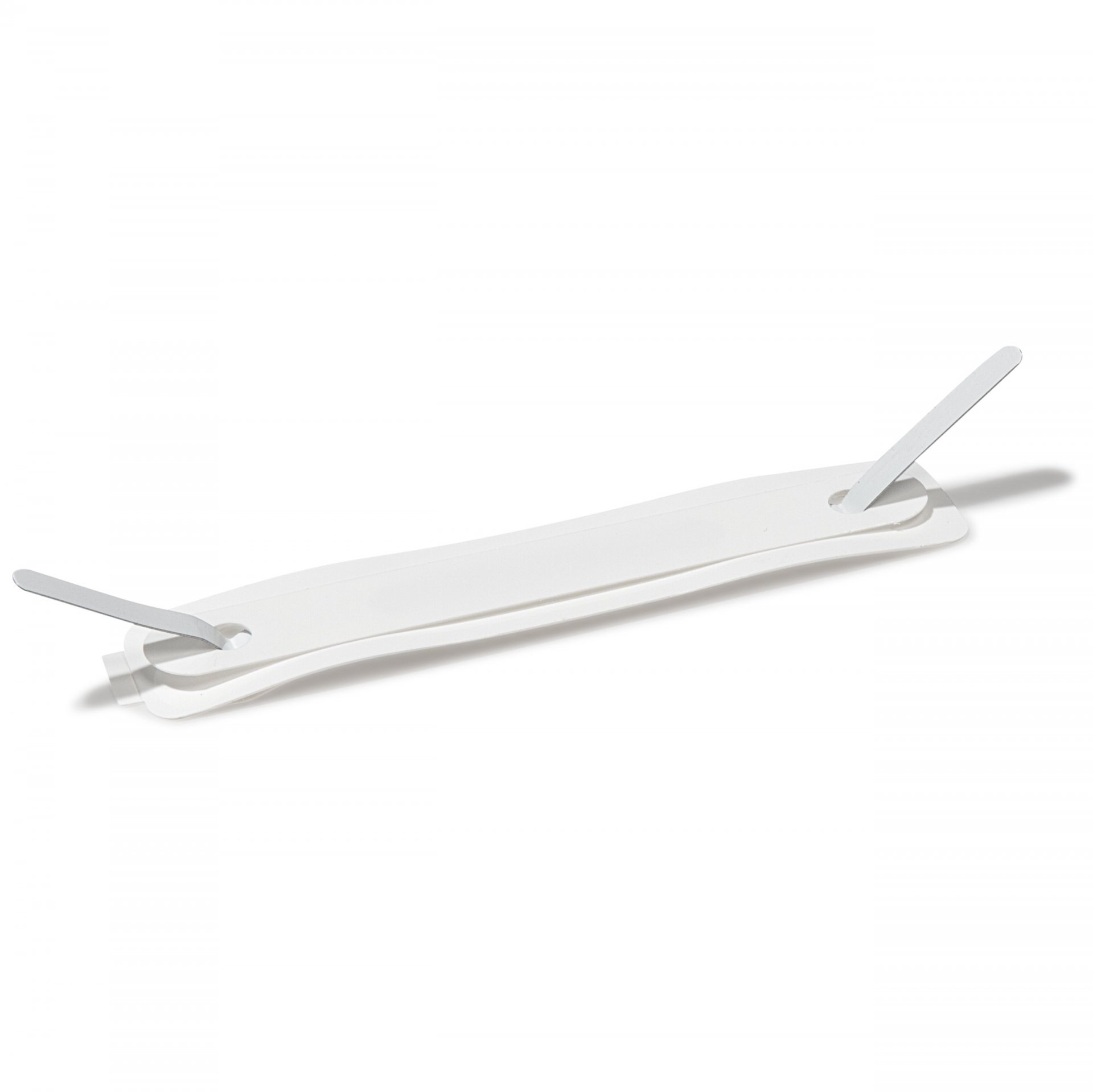 Heftstreifen selbstklebend Hart-PVC, weiß