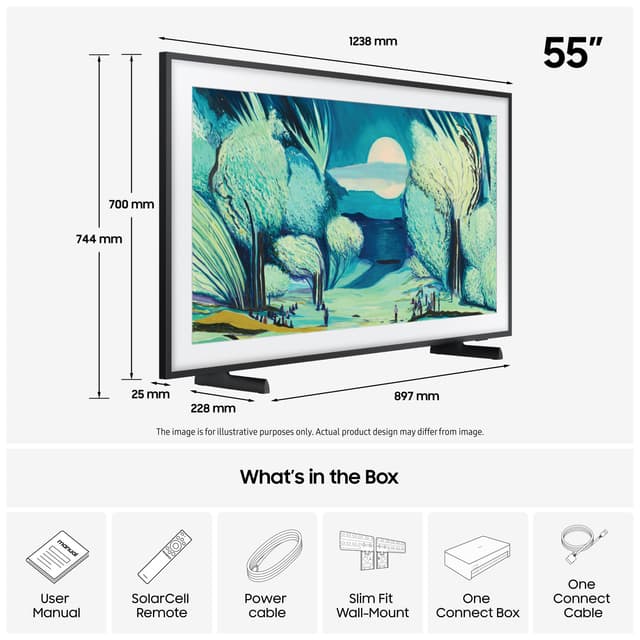 Samsung 55” The Frame 4K QLED Smart TV (2025)