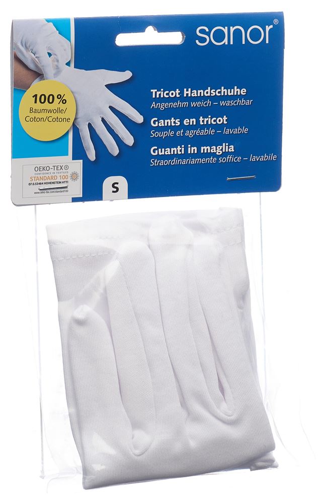 SANOR Tricot Handschuhe<br>1 Paar, S