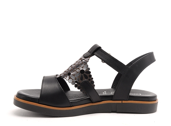 Dorking nu pieds plats femme d8732 txla noir