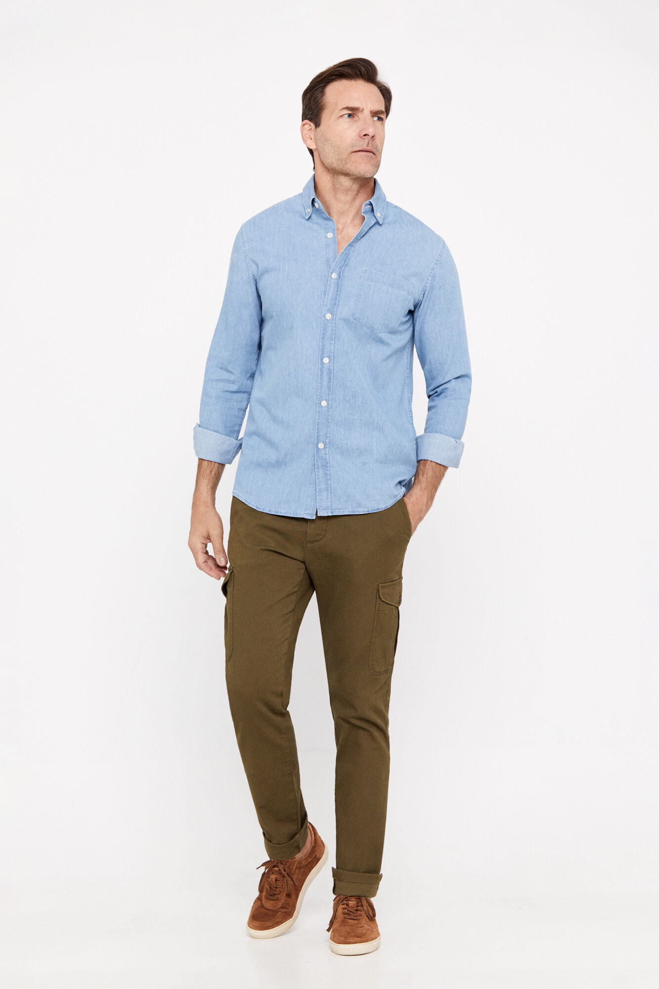 Camisa jeans - Azul