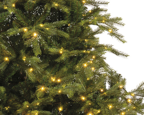Kunstkerstboom Everlands Grandis, verlicht, H 240 cm, groen, incl. LED