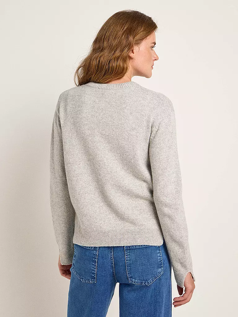 LANIUS Strickjacke Boxy Fit grau
