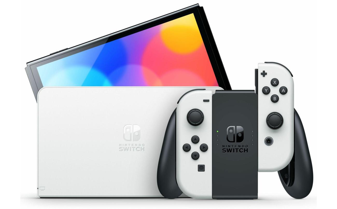 Nintendo Switch Console OLED Wit Mario Kart 8