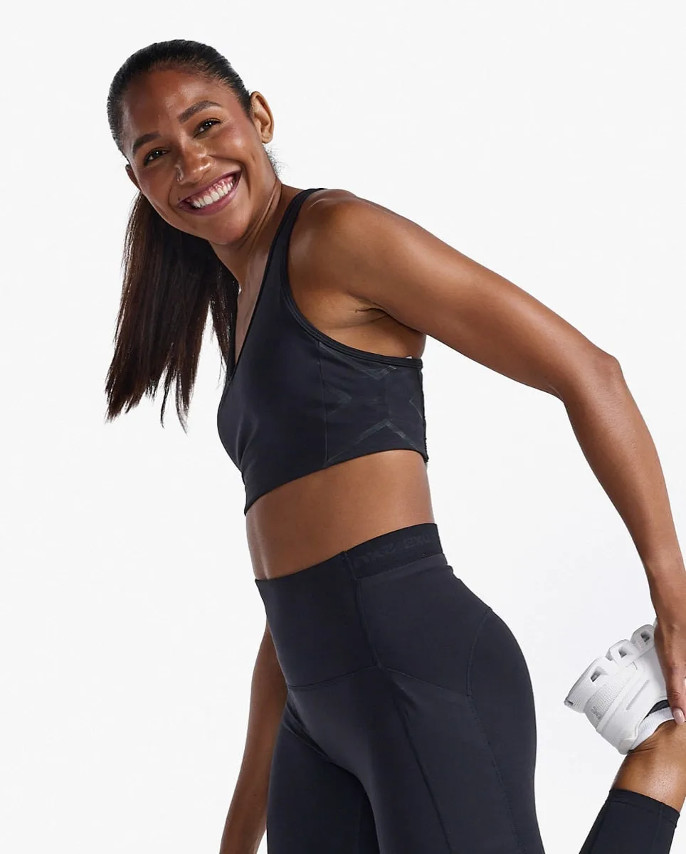 2XU Motion Racerback Bra Black/Black