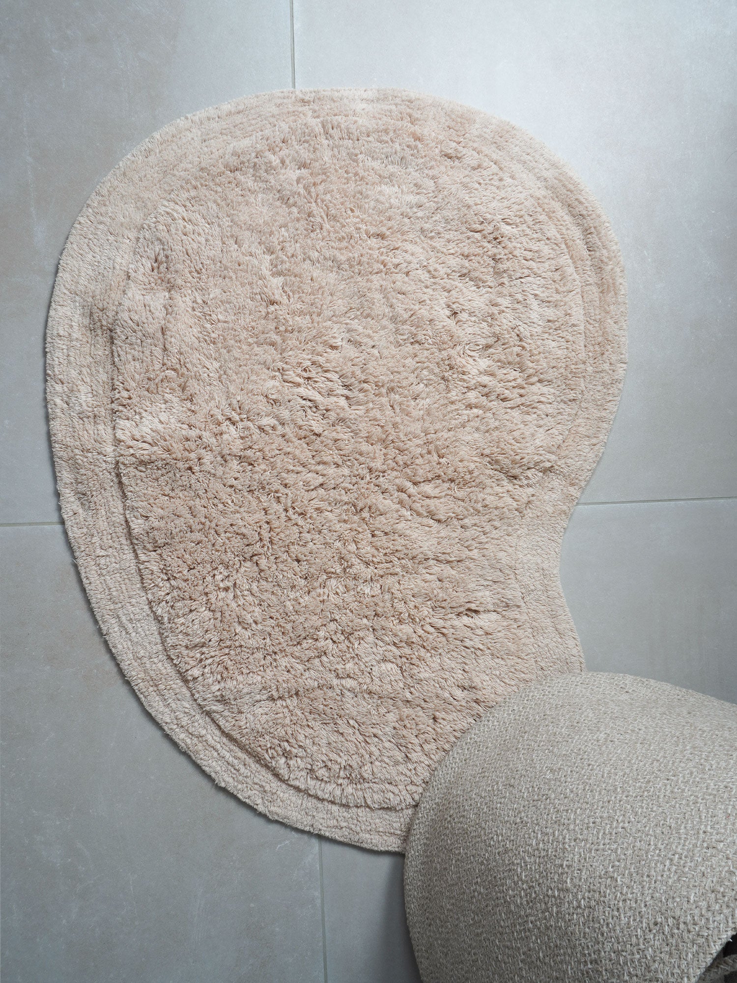 Veer Carpets - Badmat Bodi - Beige 60 x 80 cm