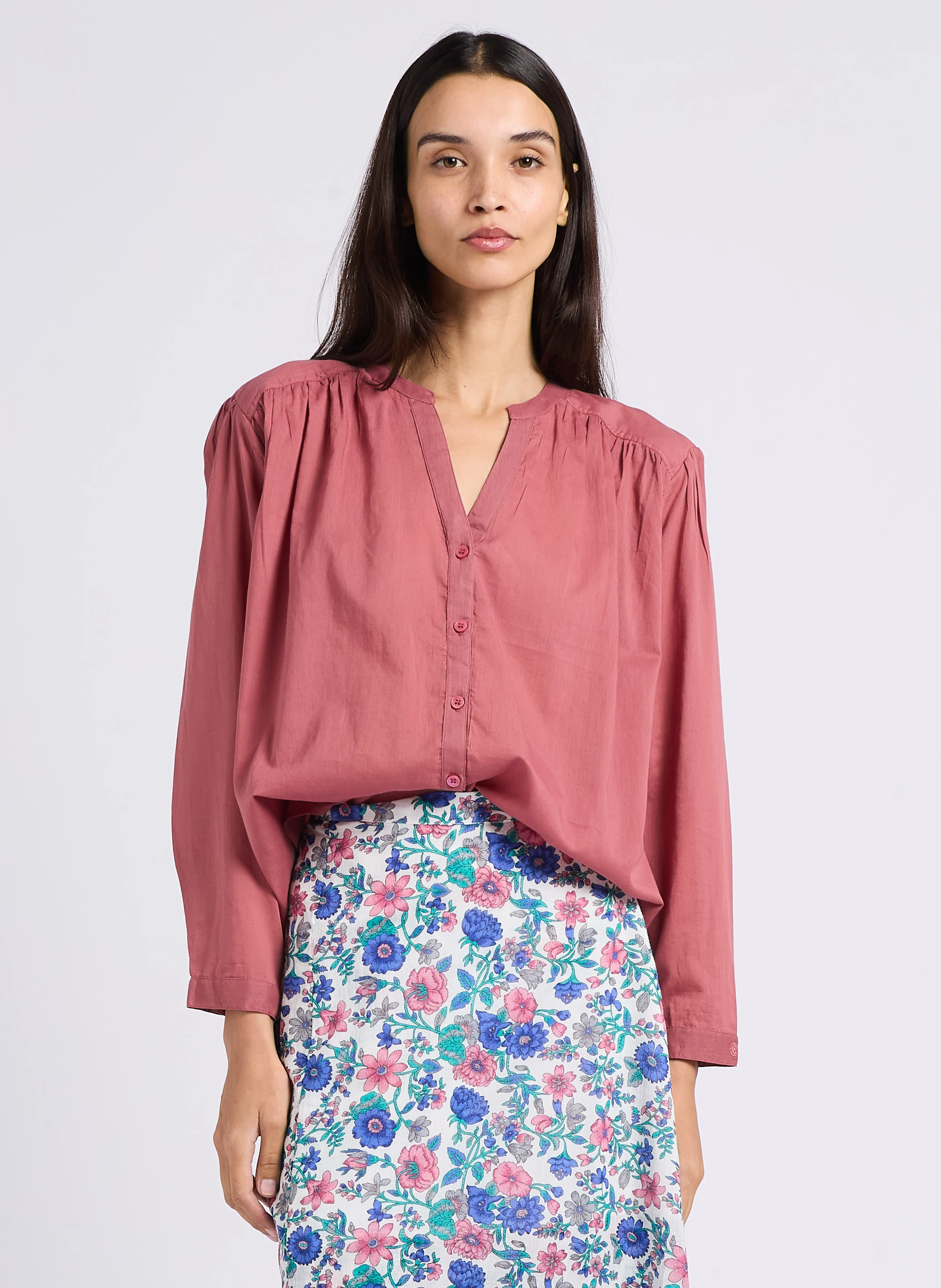 BOLIA - Blouse ample en coton| Rose