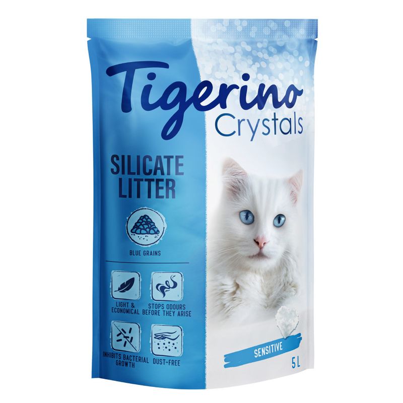 Offre découverte : litière Tigerino Crystals Fun 2 x 5 L
