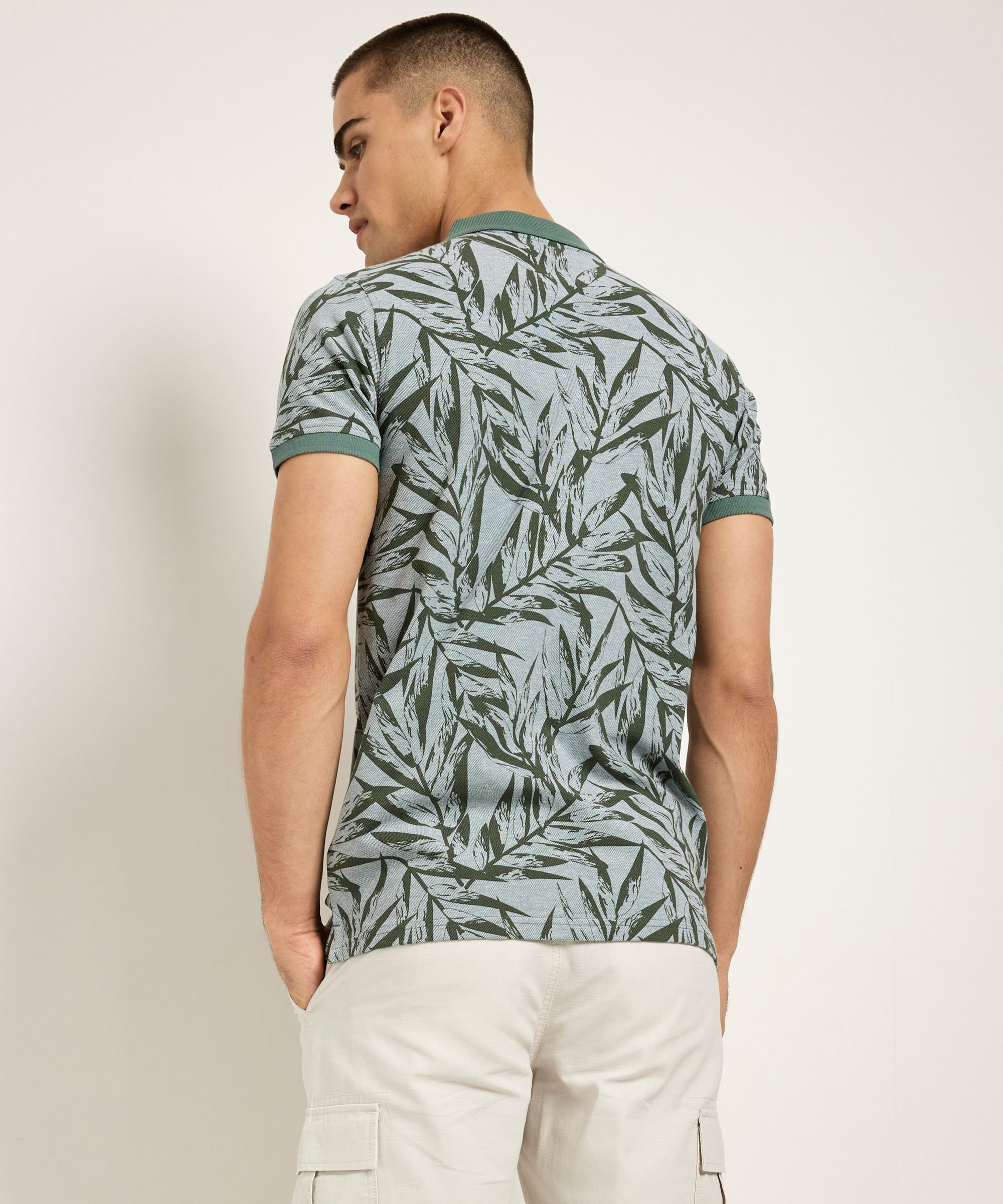 polo met bladprint