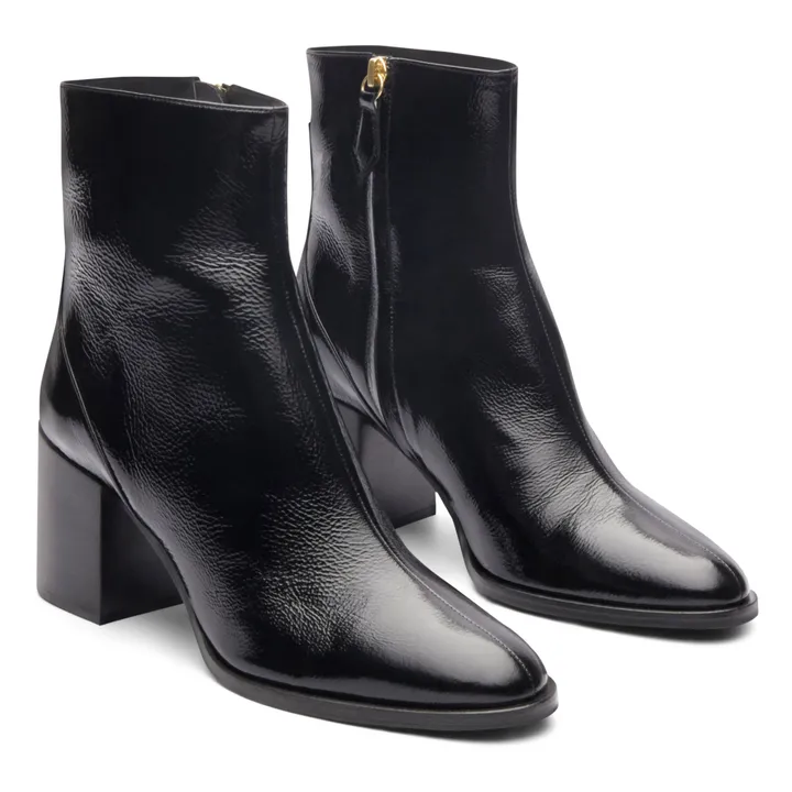 Rivecour Boots Vernis N°660 | Noir