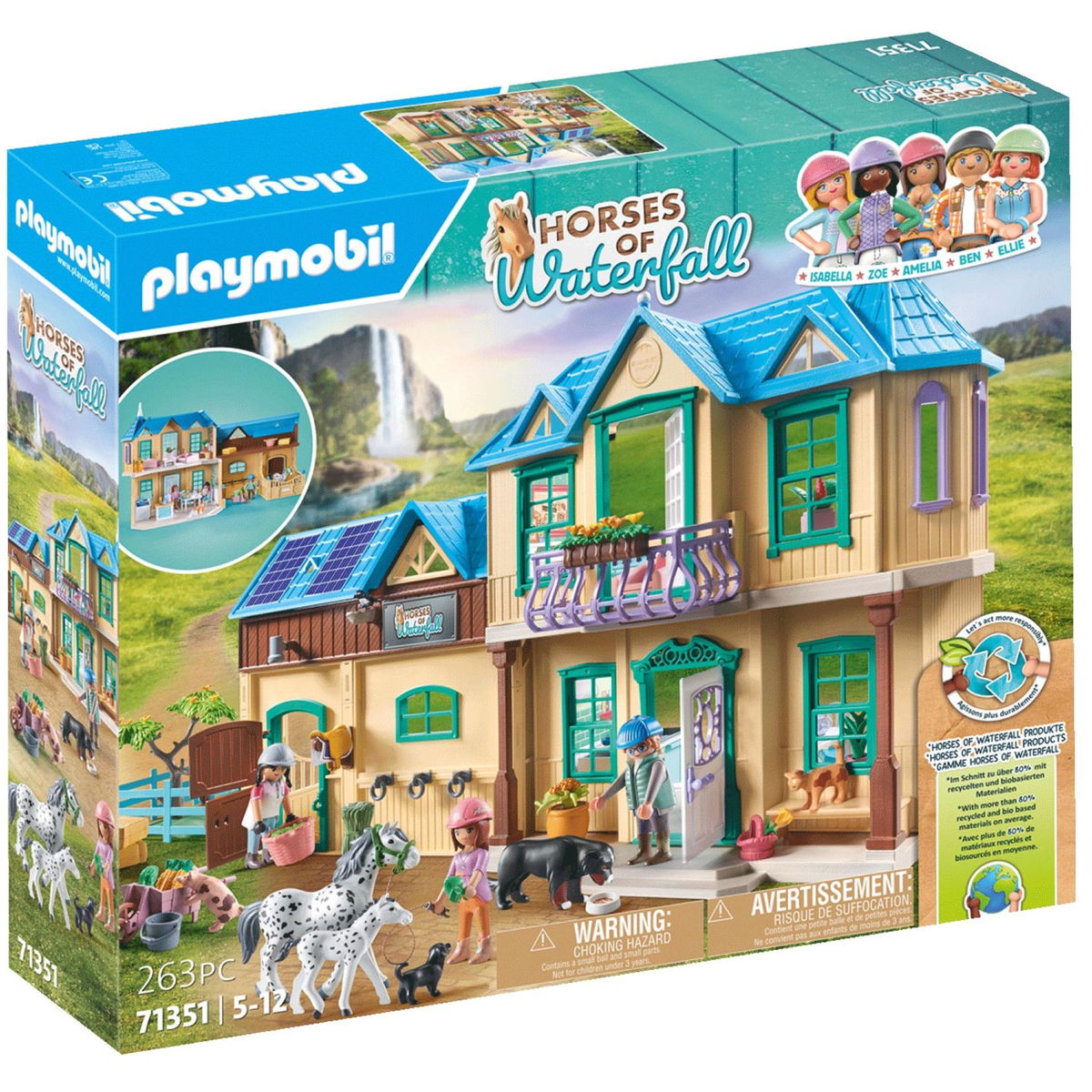 PLAYMOBILPLAYMOBIL   Horses of Waterfall 71351 Waterfall Ranch