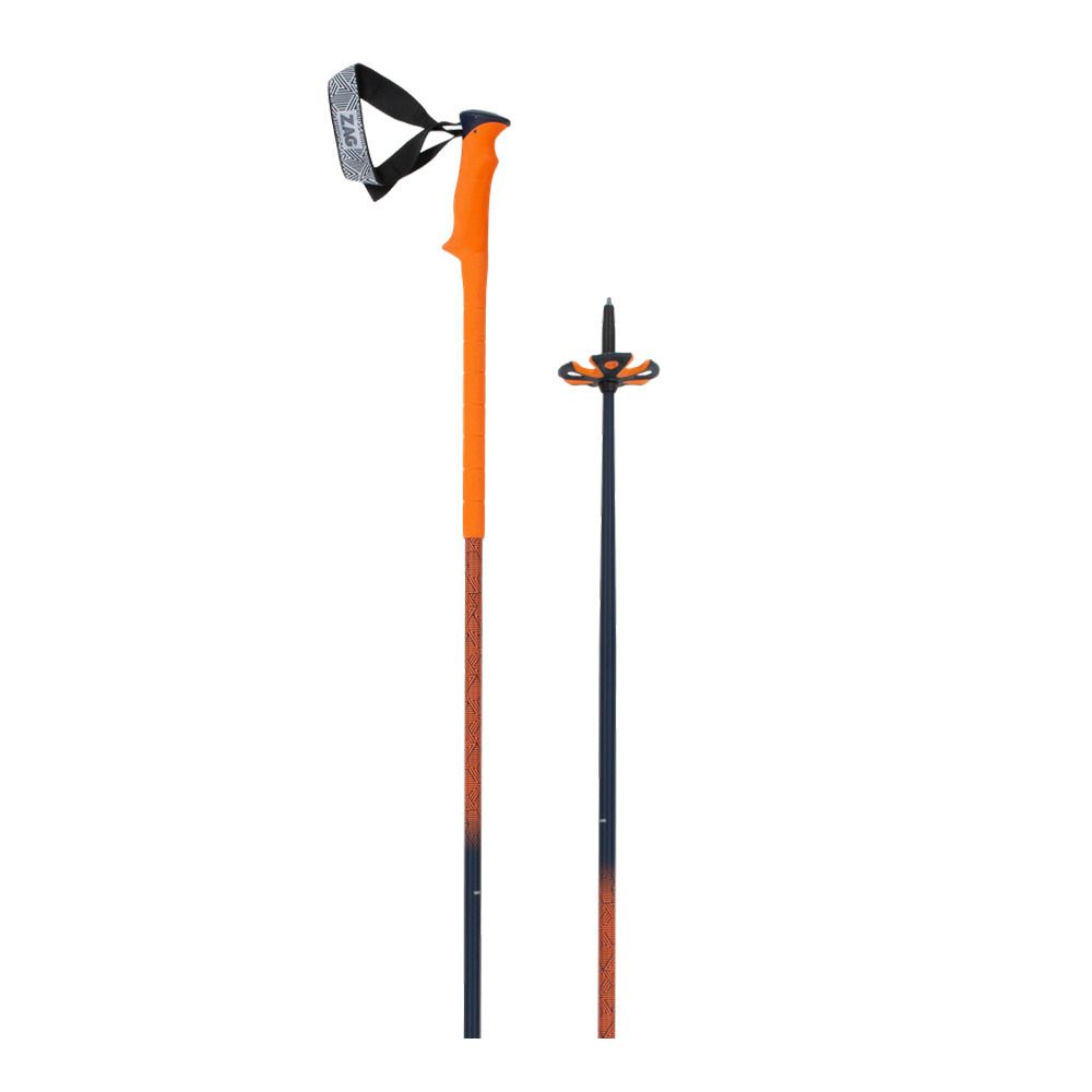 Zag SOUTH POLE - Bâtons ski bleu/orange