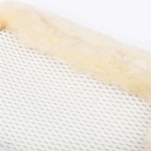 Beenbeschermers LeMieux Fleece Edge Mesh Brushing Wit-beige