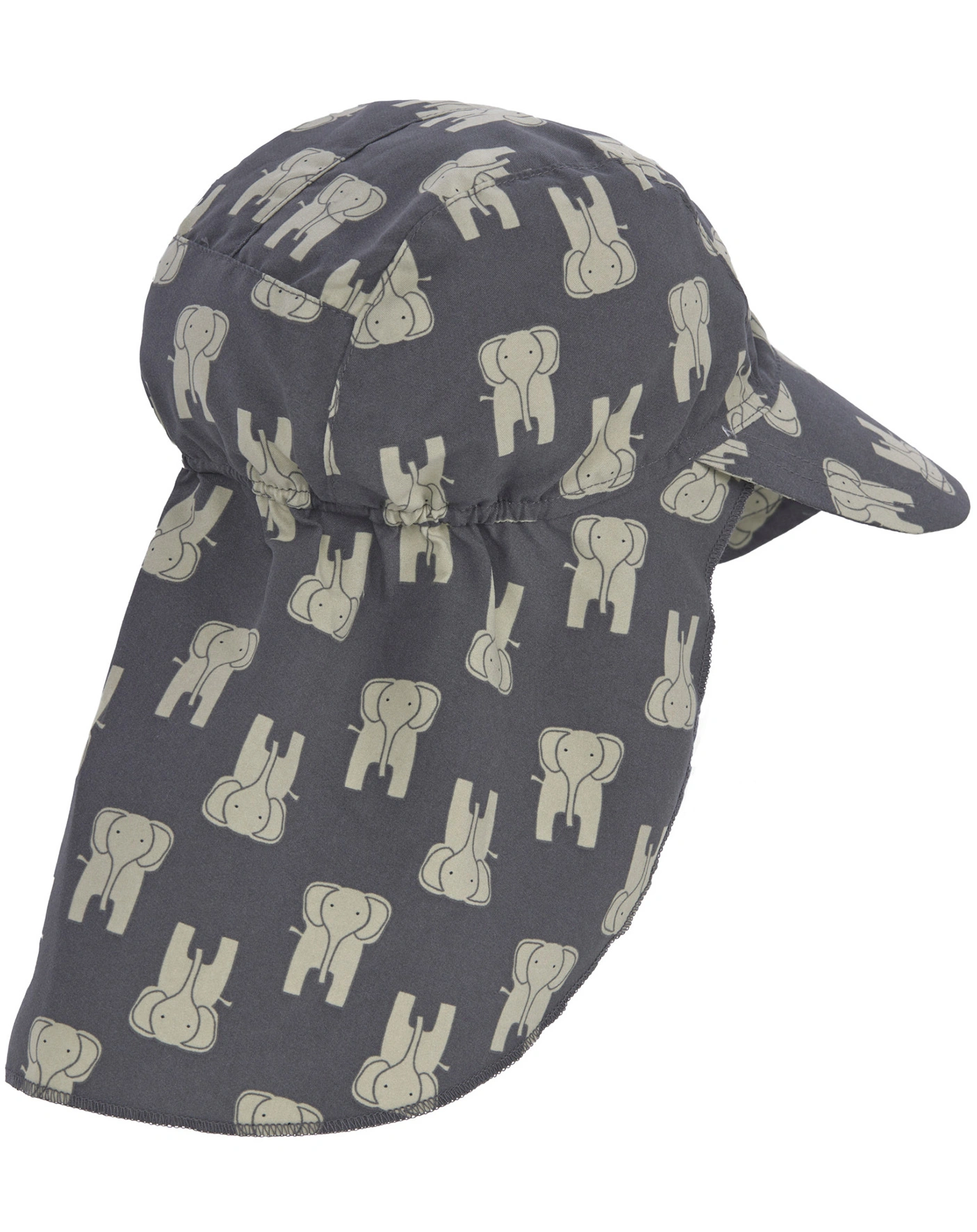 Schirmmütze ELEPHANT mit Nackenschutz in dark grey