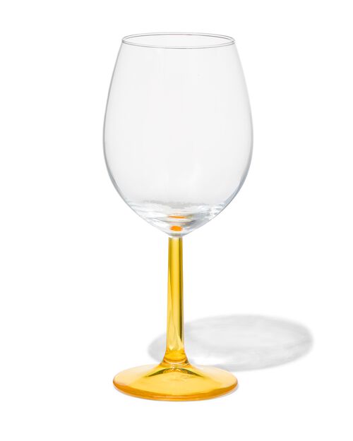verre à vin 430ml vaisselle dépareillée verre avec jaune