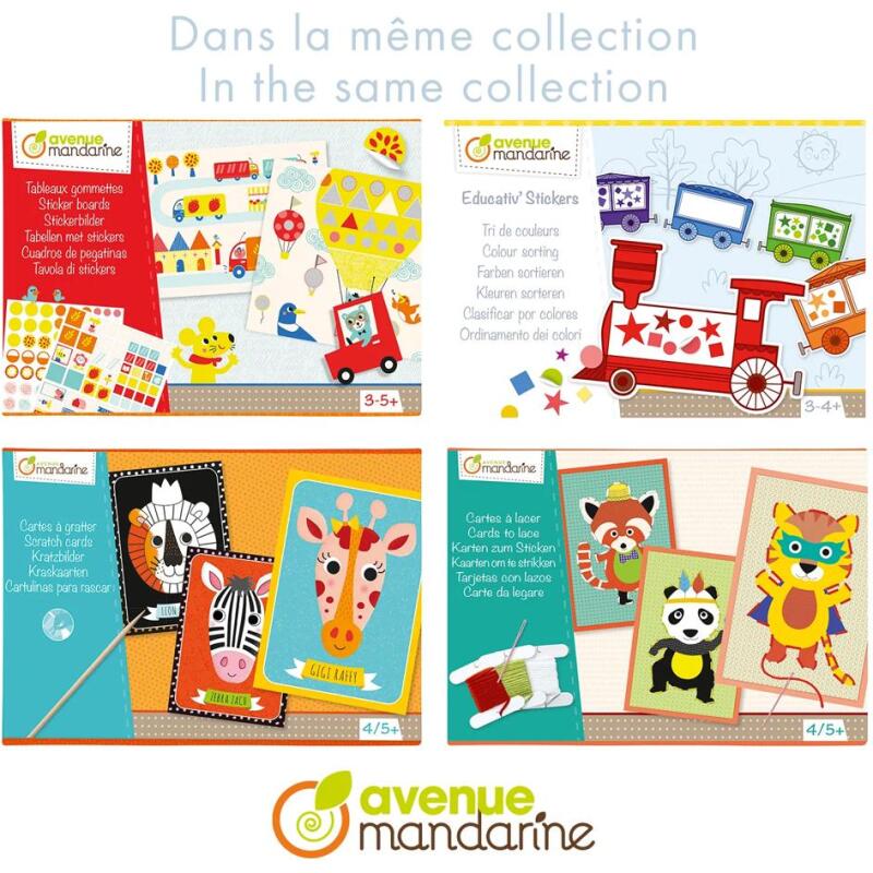 Boîte créative, Educativ' Stickers, Lignes de gommettes - Multicolore