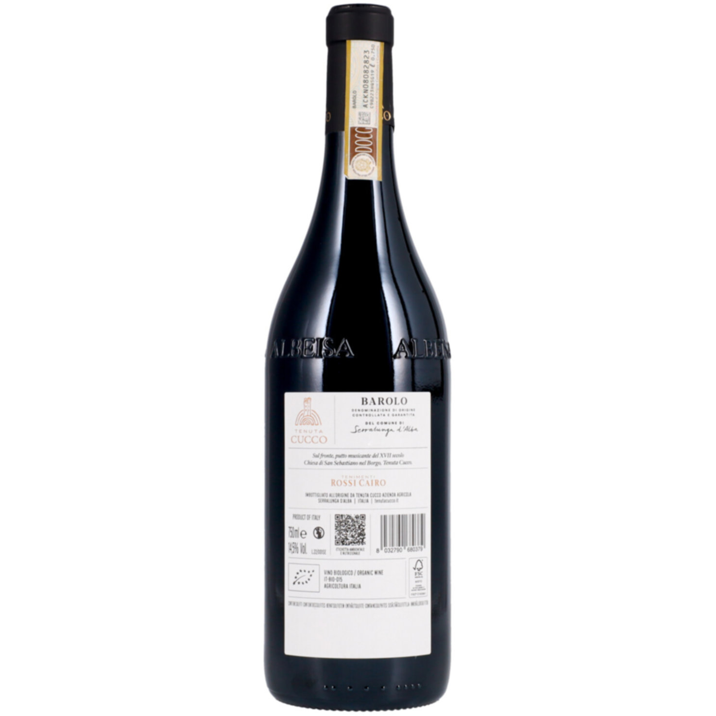 Barolo DOCG del Comune di Serralunga d'Alba Tenuta Cucco -75cl