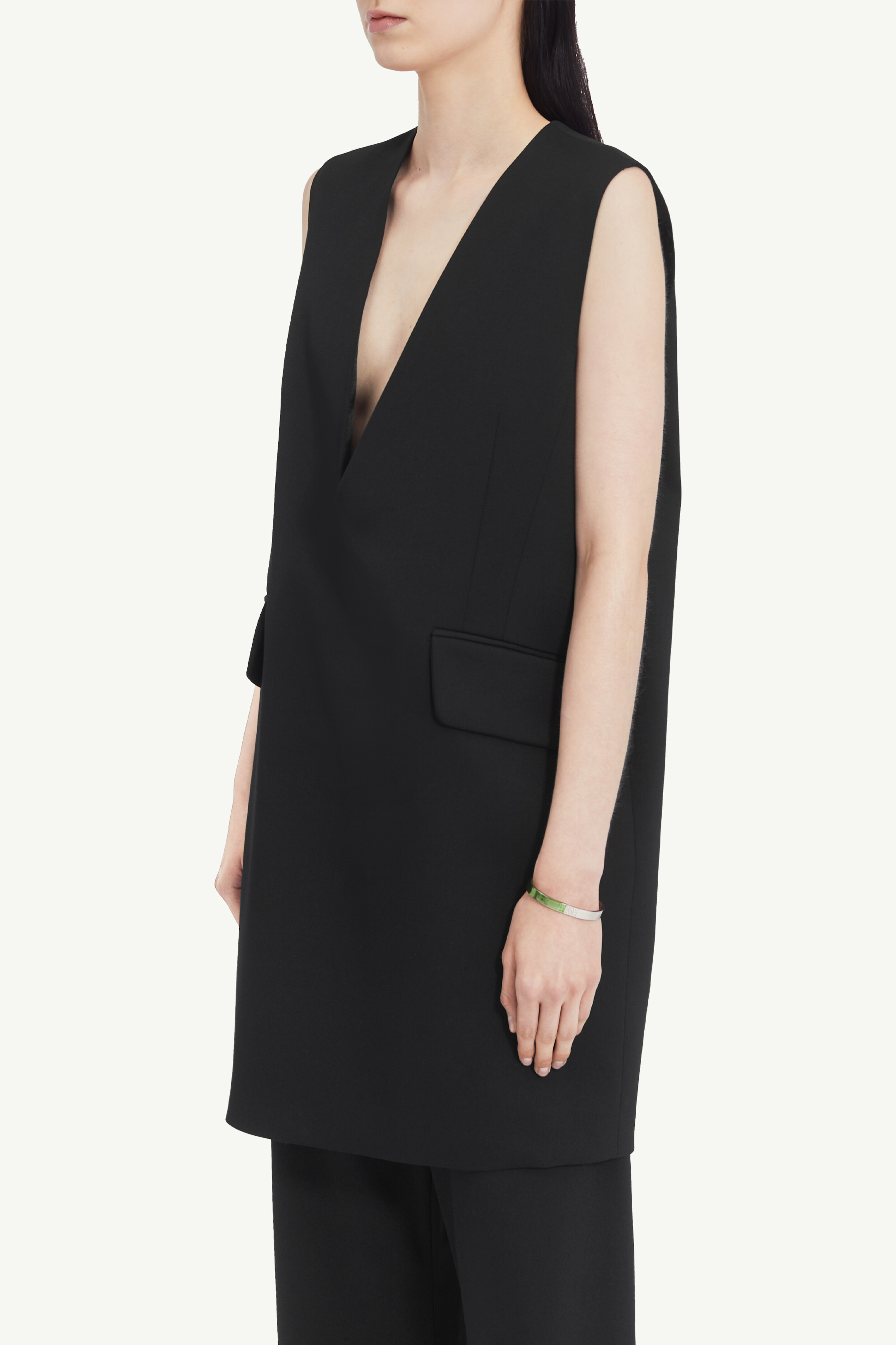 Mini robe en laine façon tailleur