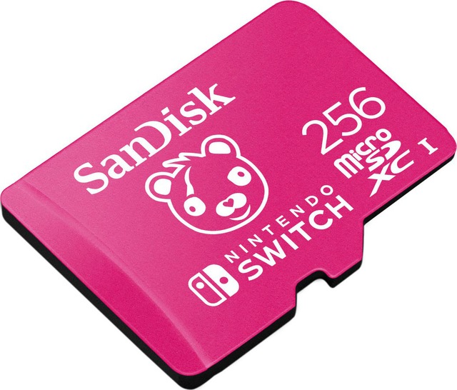 Sandisk Speicherkarte »microSDXC™-Karte für Nintendo Switch™ Fortnite Edition« (256 GB 100 MB/s Lesegeschwindigkeit)