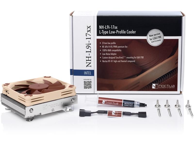 Noctua CPU-Kühler NH-L9i-17xx Kompakter und leiser Low-Profile Kühler für LGA1700-Sockel