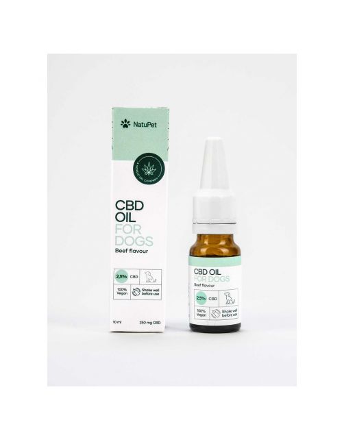 Natupet Cbd Oil For Dogs 2.5% Rund - Hennepolie