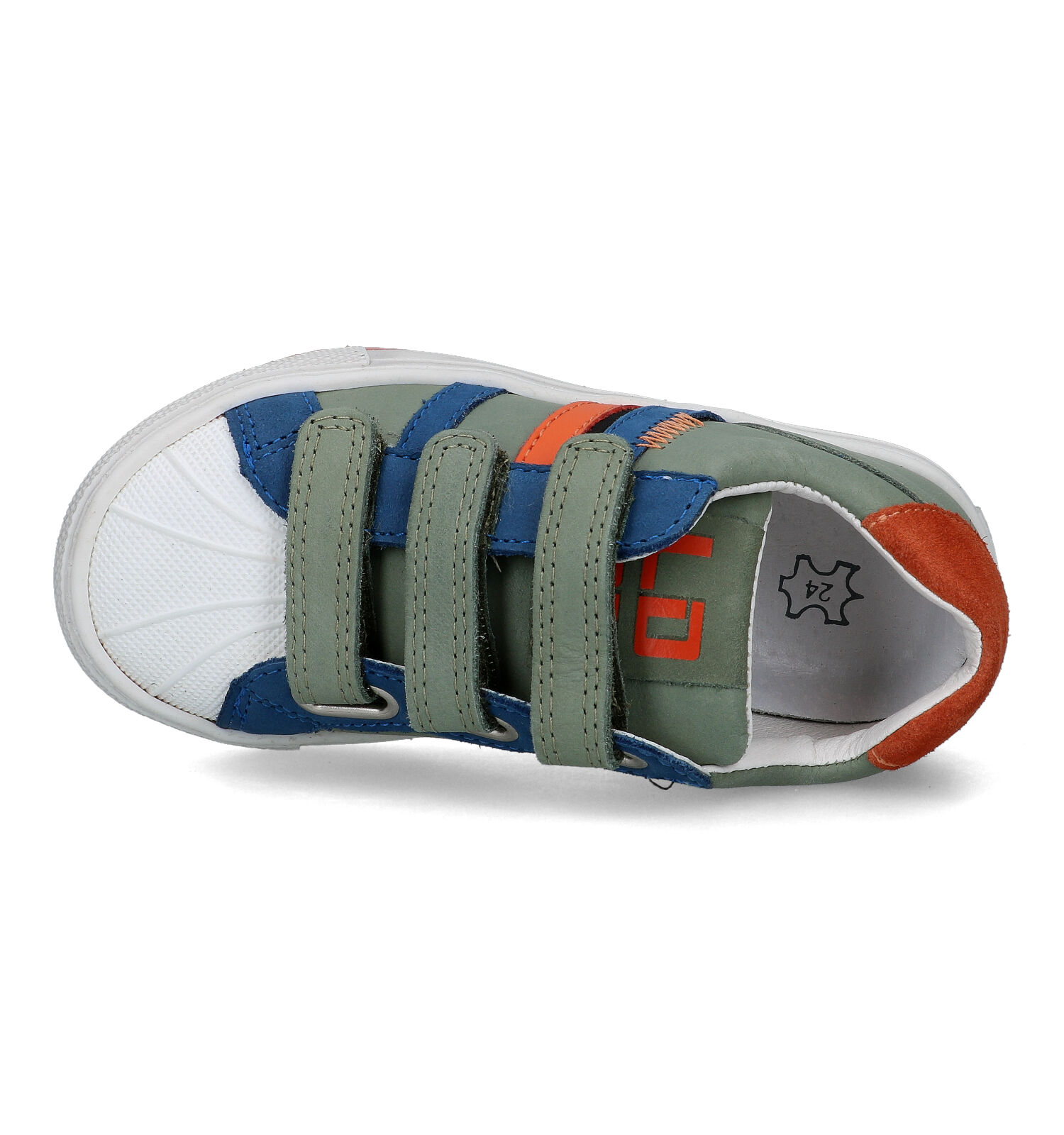 Velcroschoenen groen