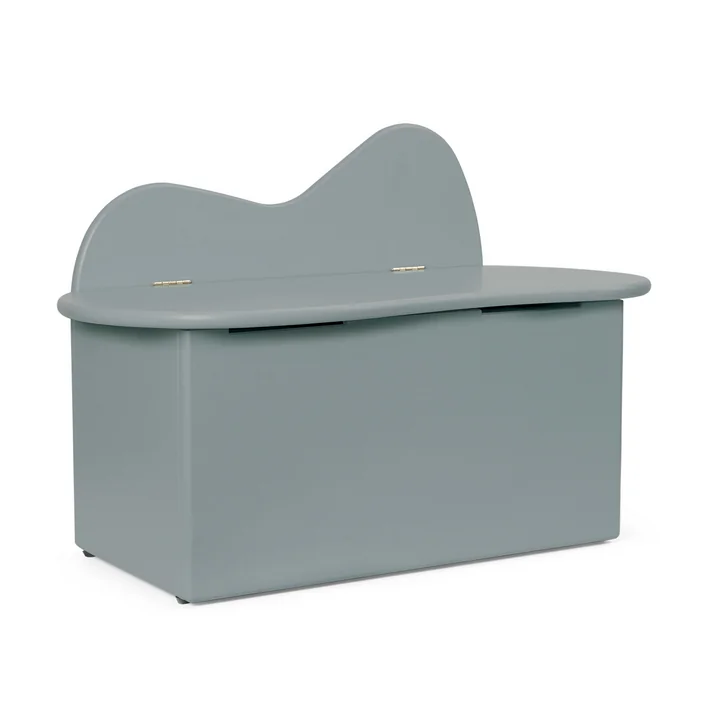 Ferm Living - Slope Kinder Aufbewahrungsbank, storm