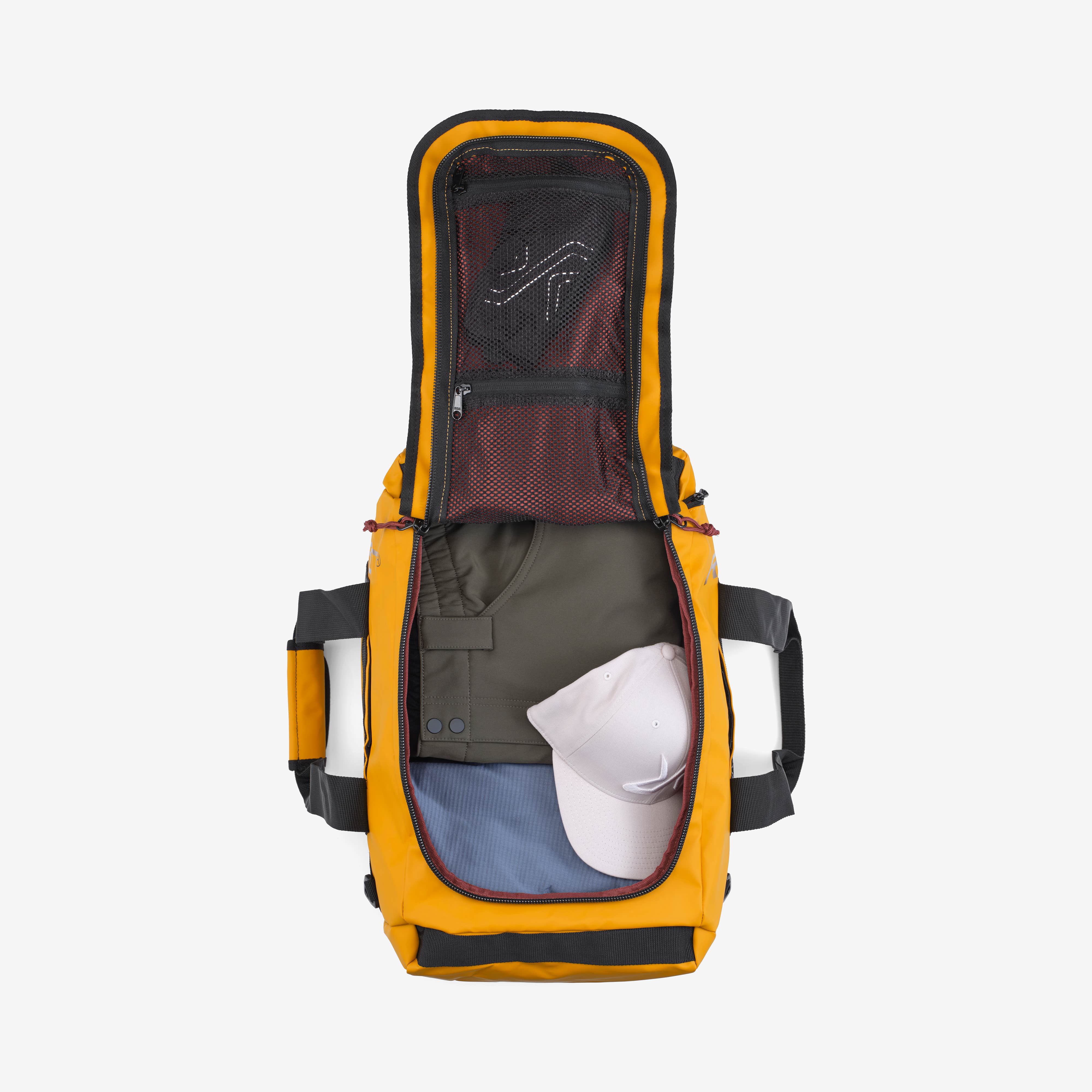 Packable Duffel Bag 70L  Golden Yellow