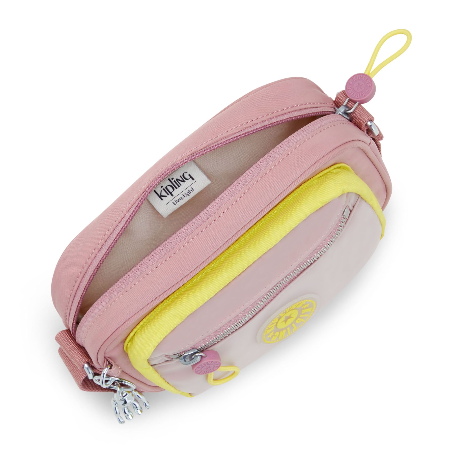 ENISE Petit Sac Bandoulière avec Sangle Ajustable - Clear Lavender