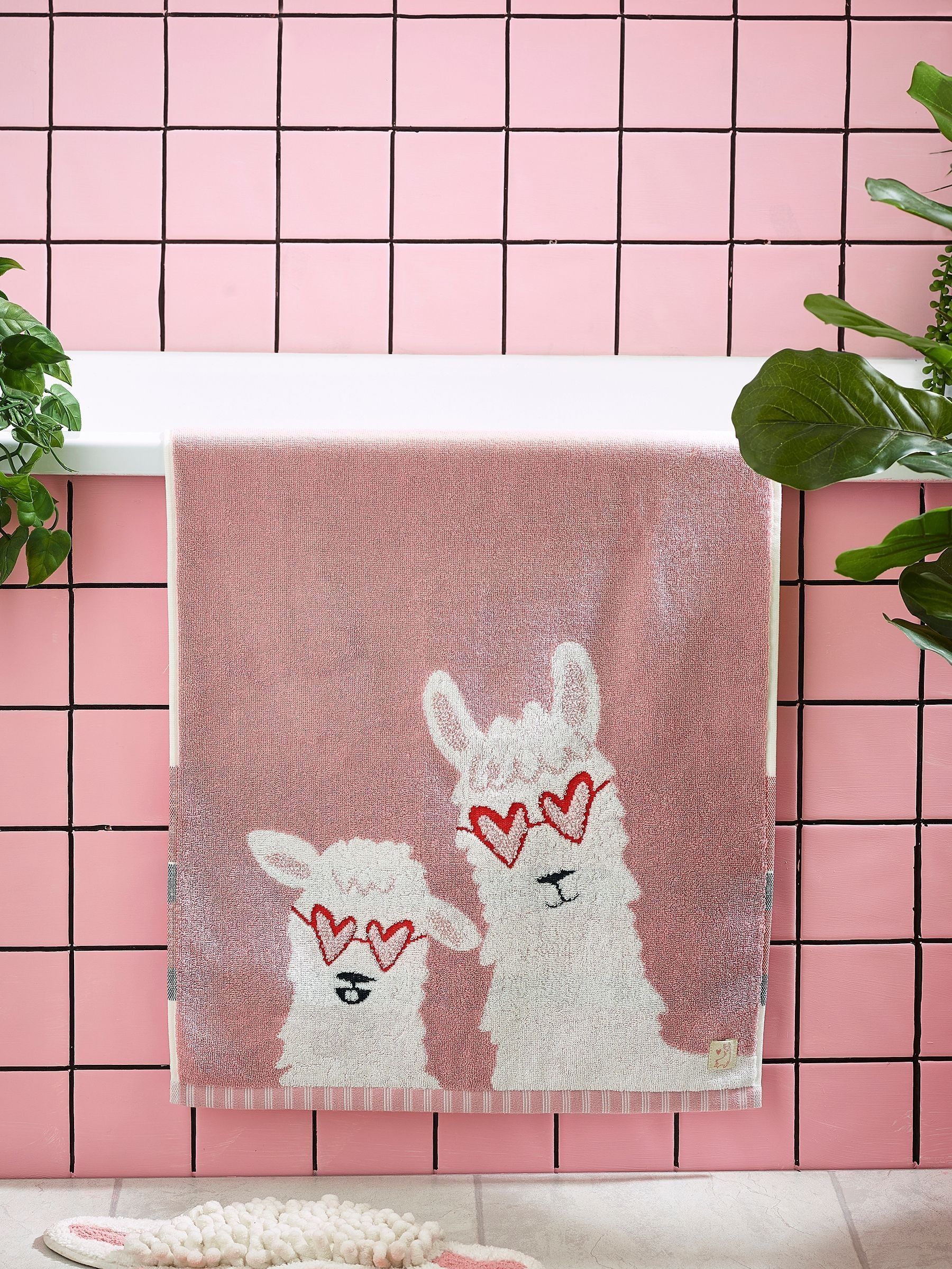 Alpaca Design 100% Cotton Towel