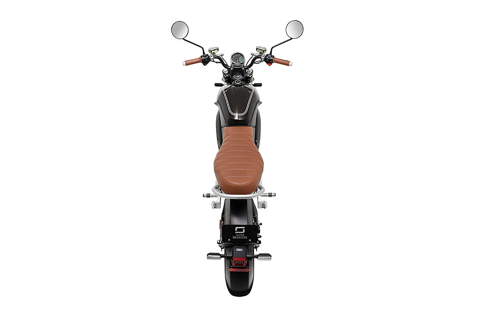 Moto électrique Super SOCO TC Vintage - Verte