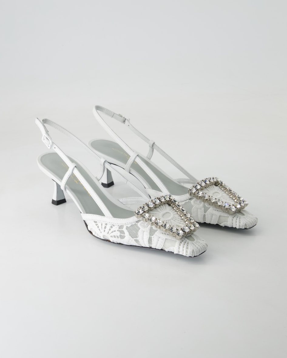 Konstantin Starke Vittoria Slingpumps in Weiß