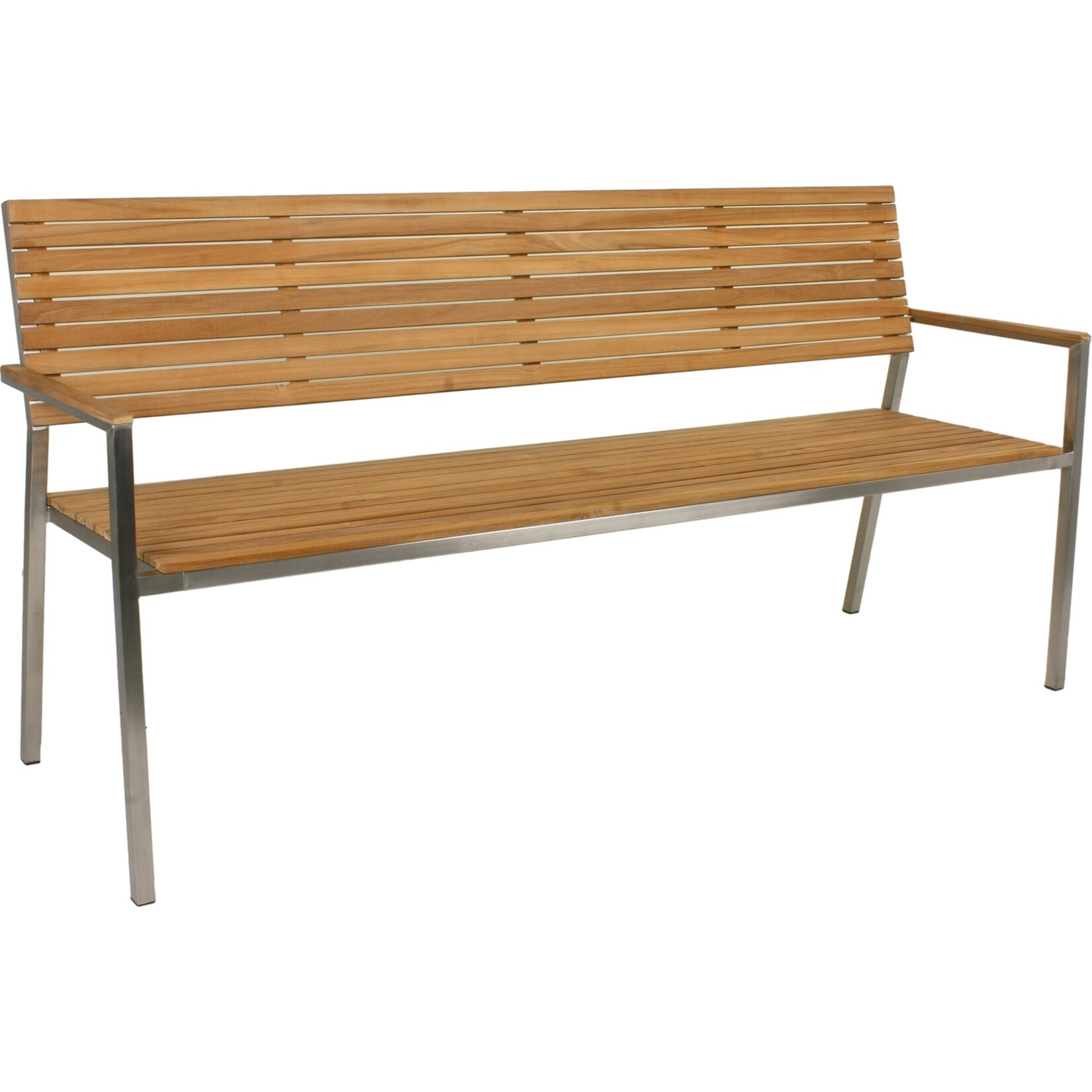 6tlg. Teak Tischgruppe Gartenmöbel Gartentisch Stuhl Garten Stapelstuhl Tisch