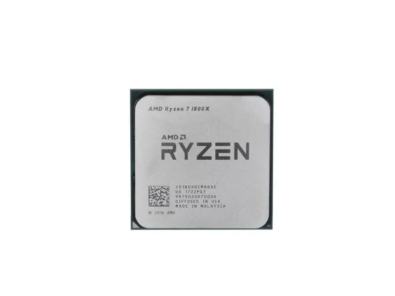AMD Ryzen 7 1800X Box uden køler Socket AM4 (YD180XBCAEWOZ)
