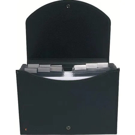 Exacompta 55934E Exacase Fächermappe, schwarz