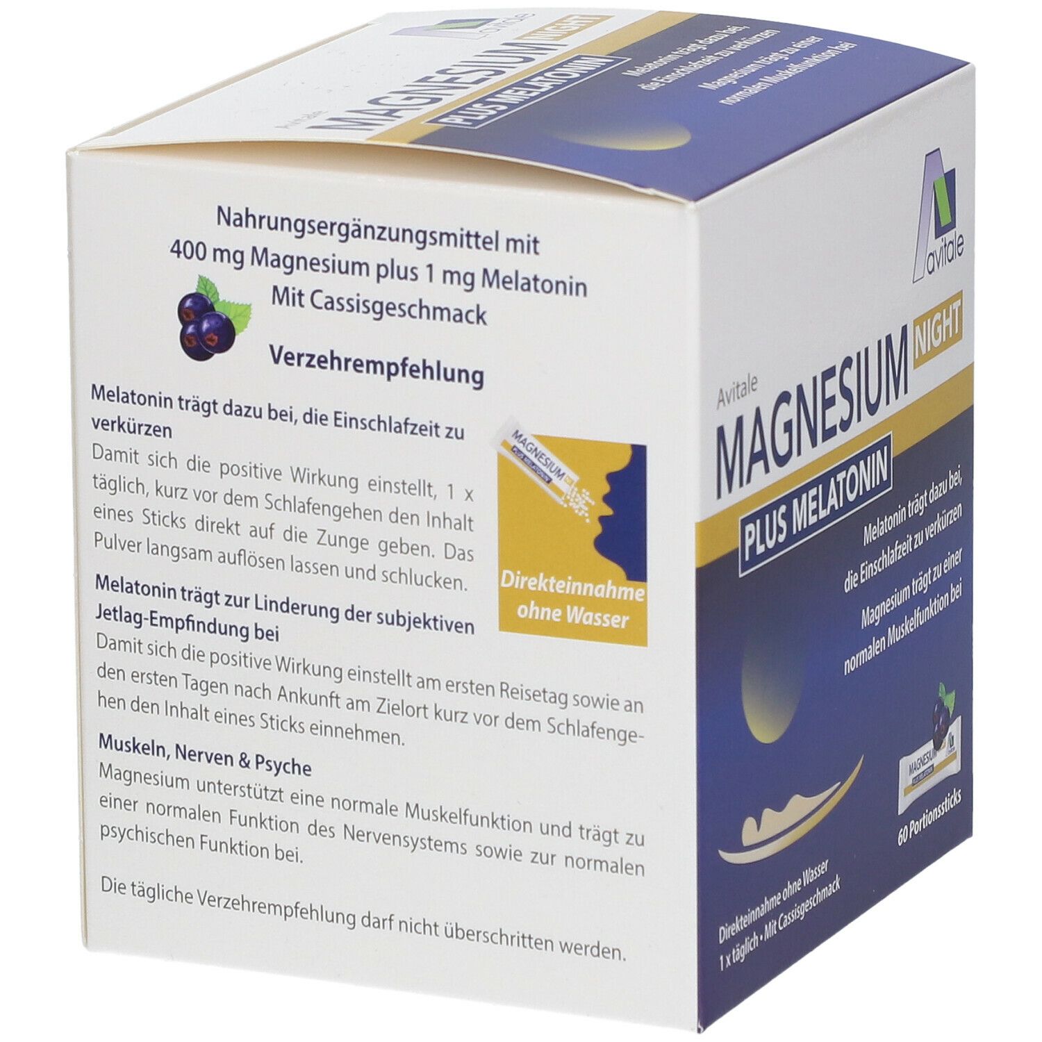 Avitale MAGNESIUM NIGHT PLUS MELATONIN
