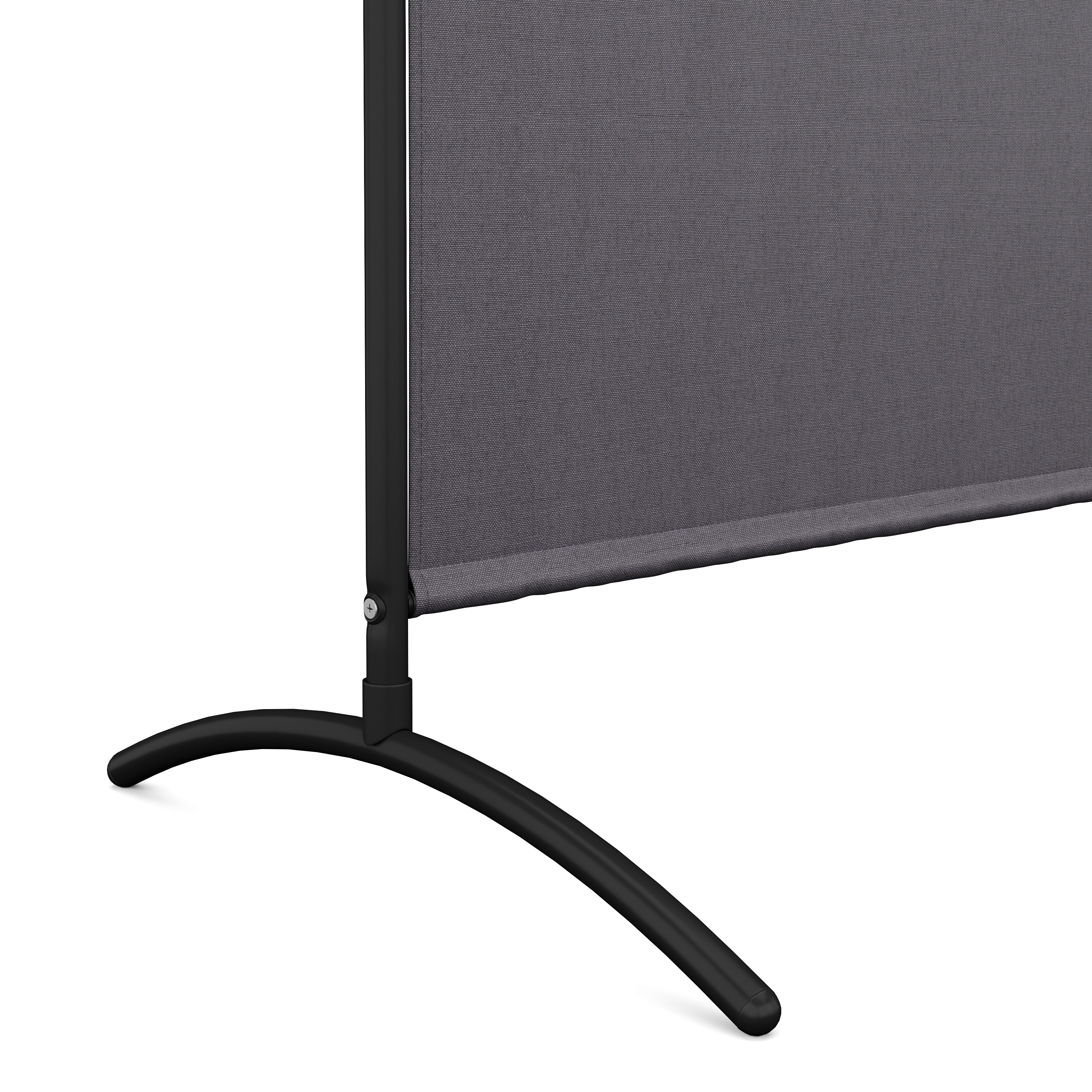 Paravent 1-teilig 180 x 180 cm anthrazit