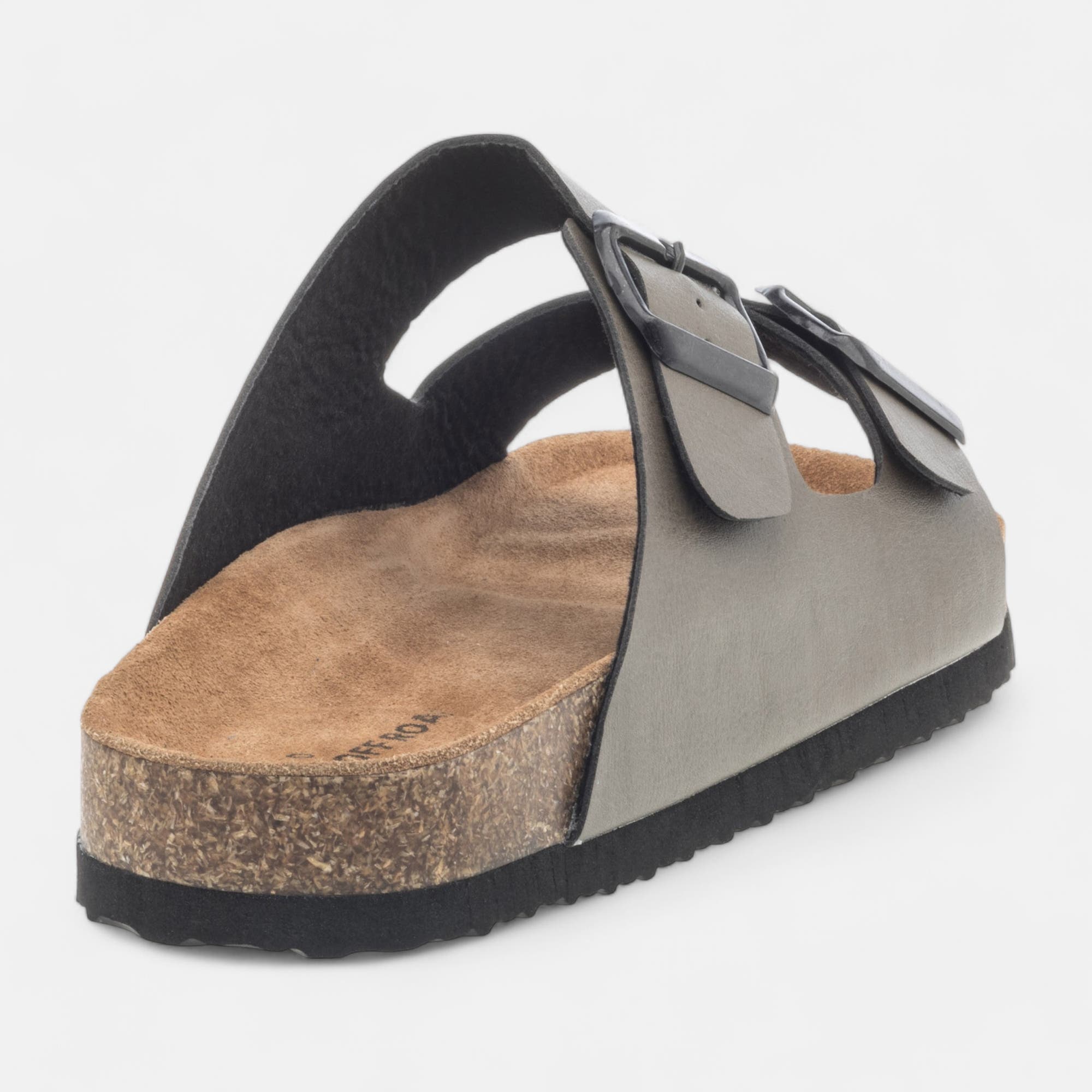 Mules semelle liège Homme kaki
