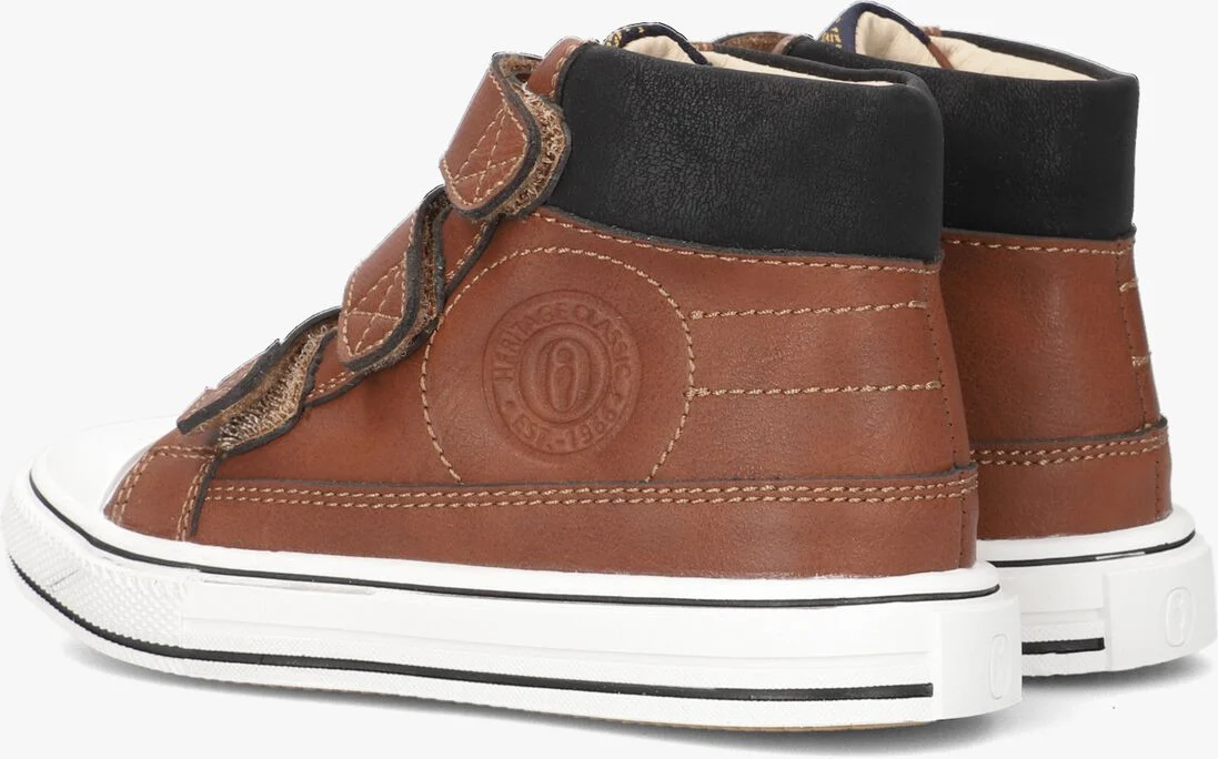 SHOESME bruine shoesme hoge sneaker on22w209