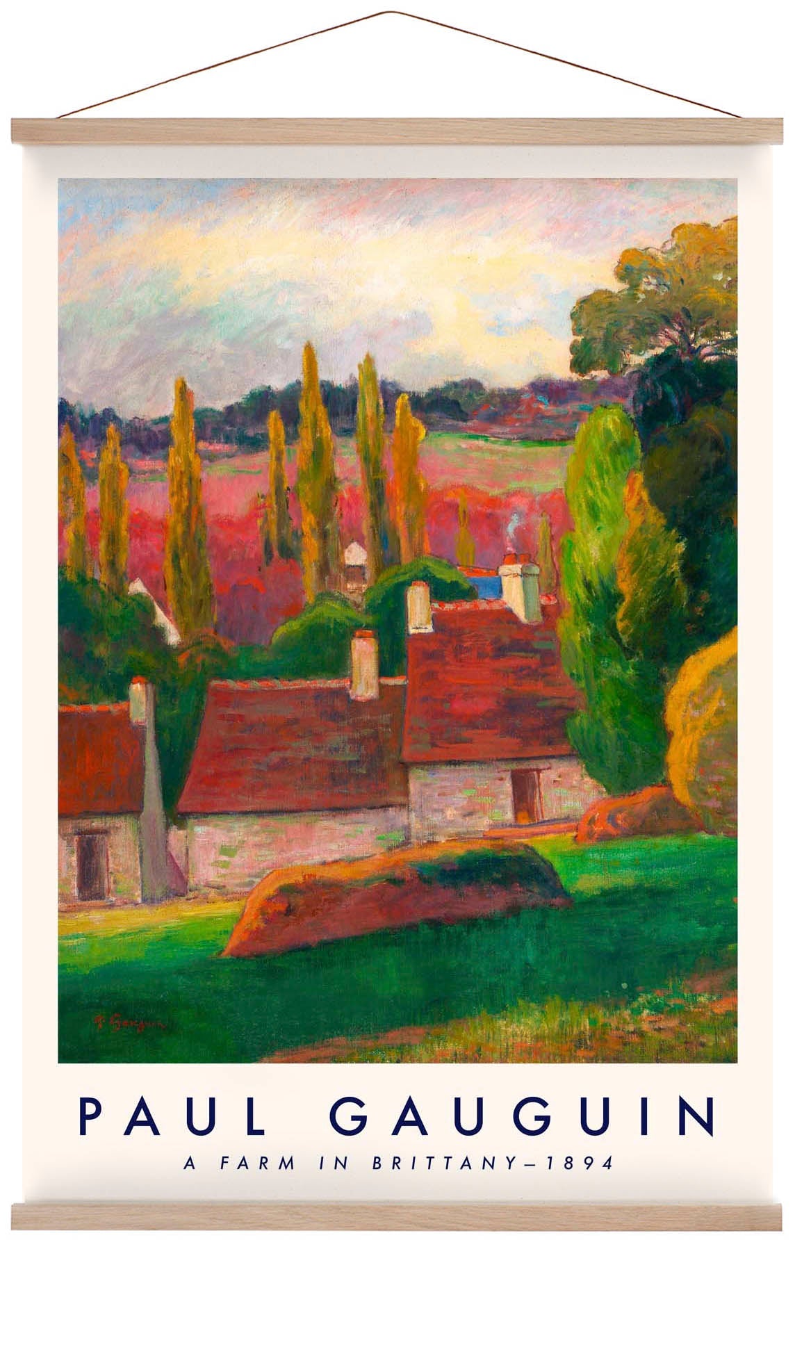 Ein Bauernhof in der Bretagne von Paul Gauguin